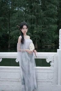 The Ethereal Grace of Da Xi Dacy in Art Language Vol.8897 by the Lake-13