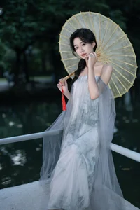 The Ethereal Grace of Da Xi Dacy in Art Language Vol.8897 by the Lake-38