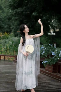 The Ethereal Grace of Da Xi Dacy in Art Language Vol.8897 by the Lake-2