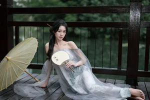 The Ethereal Grace of Da Xi Dacy in Art Language Vol.8897 by the Lake-24