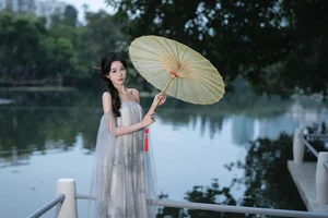 The Ethereal Grace of Da Xi Dacy in Art Language Vol.8897 by the Lake-34