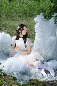 Dreamy Cloud-Inspired Art Photography Featuring Gao Gao Zhang Gao Gao | YiTuYu Art Language Vol.9319 Ethereal Portrait Series-0