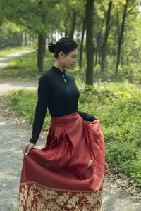 Chenaling_CL's Grace with Classic Horse Skirt in YiTuYu Vol.8784 Collection-0