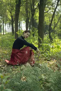 Chenaling_CL's Grace with Classic Horse Skirt in YiTuYu Vol.8784 Collection-16