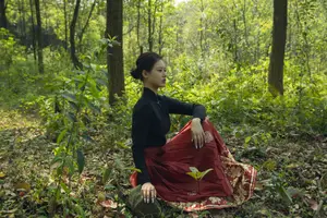 Chenaling_CL's Grace with Classic Horse Skirt in YiTuYu Vol.8784 Collection-2