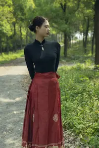 Chenaling_CL's Grace with Classic Horse Skirt in YiTuYu Vol.8784 Collection-10