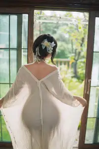 Coser yuuhui - Spring Song Part01: Ethereal Beauty by the Window, Awakening the Senses.-16