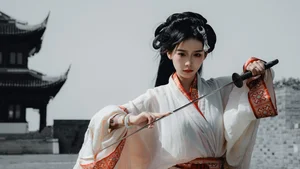 A Timeless Echo of Wuxia: Xiao Xong’s Ethereal Sword Dance-35