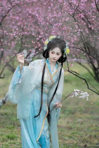 Ethereal Hanfu Beauty in Meiling Plum Forest - YiTuYu Vol.8870 Jiao Yi Zhi Sui Sui-10