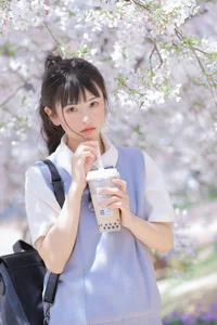 Pure Youthful Vibes with Zhuo Dao Yi Zhi Su Su in YiTuYu Vol.8890-15