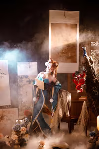 Coser Yuyuan Yuko as Genshin Impact's Hina: Ethereal Beauty Captivates Viewers (16P)-7