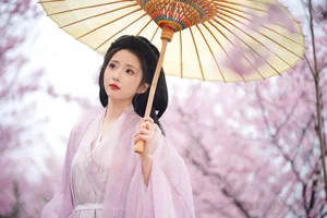 Ethereal Beauty of Tu Ya W in YiTuYu Vol.8967 Amidst Cherry Blossoms-12