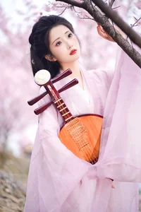 Ethereal Beauty of Tu Ya W in YiTuYu Vol.8967 Amidst Cherry Blossoms-14