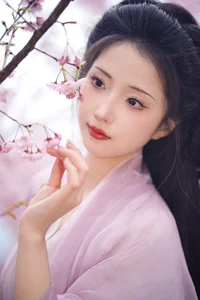 Ethereal Beauty of Tu Ya W in YiTuYu Vol.8967 Amidst Cherry Blossoms-3