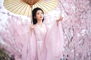 Ethereal Beauty of Tu Ya W in YiTuYu Vol.8967 Amidst Cherry Blossoms-13