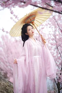 Ethereal Beauty of Tu Ya W in YiTuYu Vol.8967 Amidst Cherry Blossoms-8