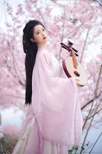 Ethereal Beauty of Tu Ya W in YiTuYu Vol.8967 Amidst Cherry Blossoms-2