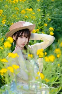 Dreamy Spring in Rapeseed Field YiTuYu Vol.8968 Bing Leng Qi E-3