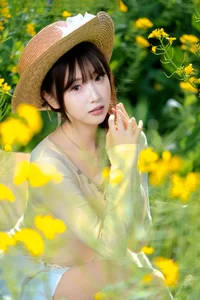 Dreamy Spring in Rapeseed Field YiTuYu Vol.8968 Bing Leng Qi E-6