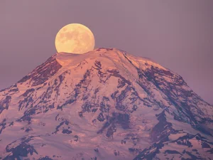 Stunning February Full Snow Moon: A Breathtaking Celestial Event Captured in the Night Sky-3