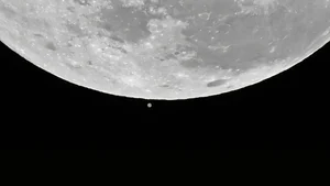 Stunning February Full Snow Moon: A Breathtaking Celestial Event Captured in the Night Sky-1