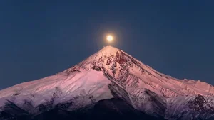 Stunning February Full Snow Moon: A Breathtaking Celestial Event Captured in the Night Sky-2