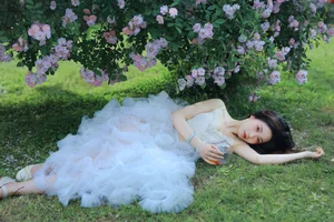 Ethereal Garden Muse YiTuYu Vol.8955 Featuring Hua Zhuang Shi Tian-5