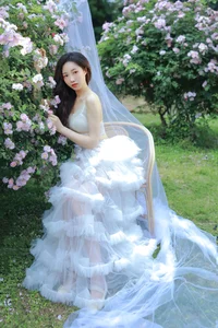 Ethereal Garden Muse YiTuYu Vol.8955 Featuring Hua Zhuang Shi Tian-14