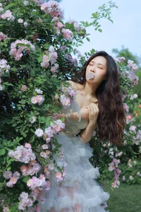 Ethereal Garden Muse YiTuYu Vol.8955 Featuring Hua Zhuang Shi Tian-23
