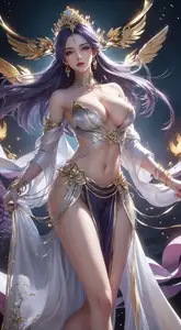 Celestial Goddess: Mystical Power in 百炼成神 AI Art Part03-1
