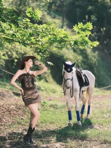 Wild Spirit: Sweet and Cool Denim Style in YiTuYu艺图语 Vol.8874 z - A Forest Adventure-13