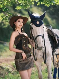 Wild Spirit: Sweet and Cool Denim Style in YiTuYu艺图语 Vol.8874 z - A Forest Adventure-17