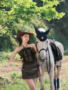 Wild Spirit: Sweet and Cool Denim Style in YiTuYu艺图语 Vol.8874 z - A Forest Adventure-14