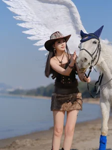 Wild Spirit: Sweet and Cool Denim Style in YiTuYu艺图语 Vol.8874 z - A Forest Adventure-1