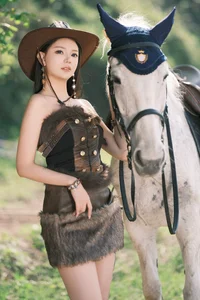 Wild Spirit: Sweet and Cool Denim Style in YiTuYu艺图语 Vol.8874 z - A Forest Adventure-12