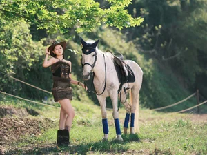 Wild Spirit: Sweet and Cool Denim Style in YiTuYu艺图语 Vol.8874 z - A Forest Adventure-11