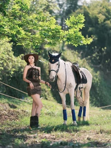 Wild Spirit: Sweet and Cool Denim Style in YiTuYu艺图语 Vol.8874 z - A Forest Adventure-15