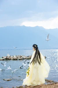 Ethereal Grace of Wan Jiang Ting in YiTuYu Art Language Vol.8851 by the Lake-19