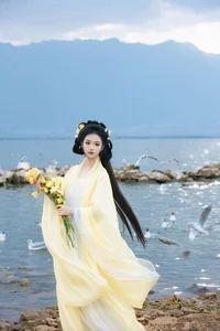 Ethereal Grace of Wan Jiang Ting in YiTuYu Art Language Vol.8851 by the Lake-16