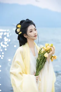 Ethereal Grace of Wan Jiang Ting in YiTuYu Art Language Vol.8851 by the Lake-40