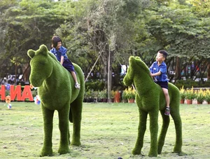 Experience the Vibrant Lunar New Year in Ho Chi Minh City: Stunning Tet Decorations and Nguyen Hue Flower Street Celebrations in Vietnam-4