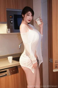 Pure Elegance with Da Ji Toxic in a Minimalist Kitchen Setting XuiRen  No.10787-11