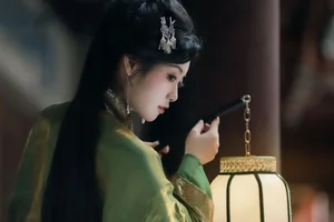 Stunning Art Language Vol.9159 Featuring Model Fu Jiang - Elegant Morning Dew Aesthetic Photography Collection-8