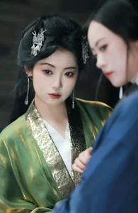 Stunning Art Language Vol.9159 Featuring Model Fu Jiang - Elegant Morning Dew Aesthetic Photography Collection-12