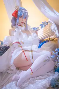 Coser Hoshilily's Azur Lane Janus Cosplay: Ethereal Beauty in a Dream-7