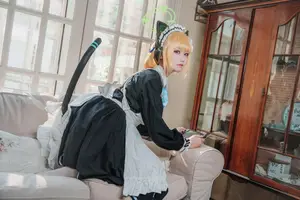 Coser Lunananya as Saiha Midori (Blue Archive): Adorable & Alluring Cosplay-7