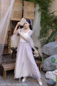 Discover Yu Zi Jiang Fish's Ethereal Beauty in XiuRen No.10737 Traditional Attire. Explore Asian Grace and Charm!-21