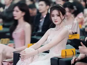 Ethereal Beauty: Model in Elegant Lace Wedding Gown | Chic Evening Dress Design-16