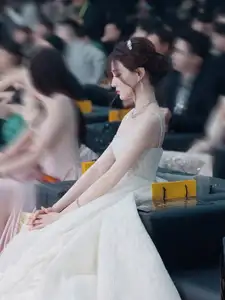 Ethereal Beauty: Model in Elegant Lace Wedding Gown | Chic Evening Dress Design-7