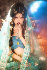 Elegant Portrait Series: YiTuYu Art Language Vol.9150 Featuring Model Dang Chu Jiao Ren Jia Xiao Tian Tian - Aesthetic Photography Collection-3